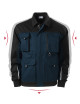 Adler Woody W51 Men's Work Jacket Navy Blue