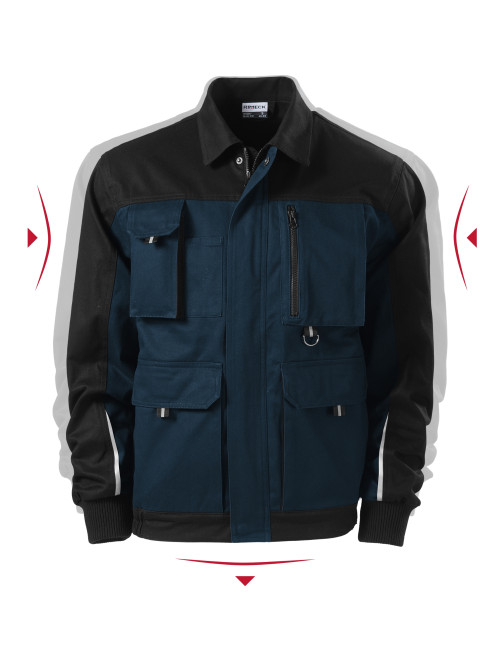 Adler Woody W51 Men's Work Jacket Navy Blue