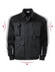 Men`s work jacket woody w51 ebony gray Adler Rimeck