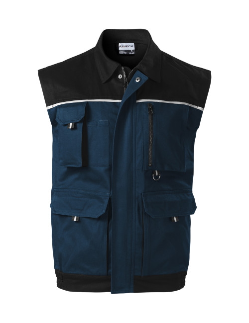Herren-Arbeitsweste Adler Rimeck Woody W52 Marineblau