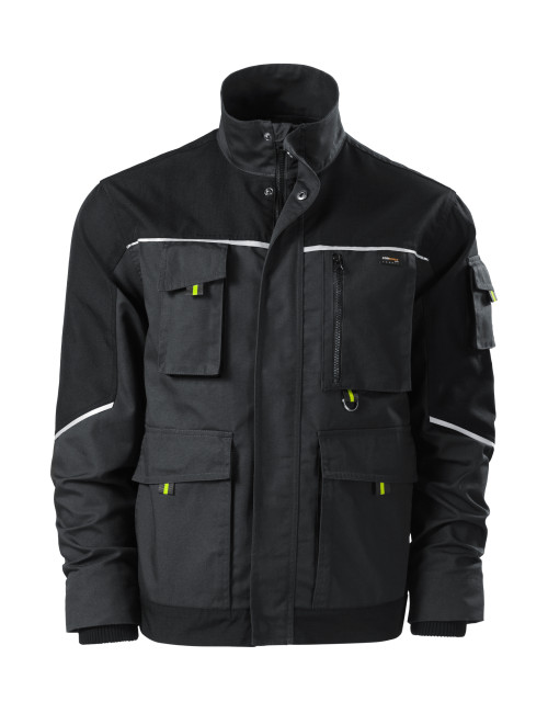 Ranger w53 men`s work jacket ebony gray Adler Rimeck