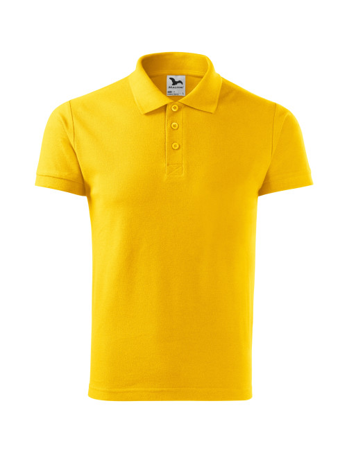 Koszulka polo męska cotton heavy 215 żółty Adler Malfini