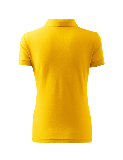 Ladies polo shirt cotton heavy 216 yellow Adler Malfini