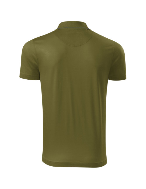 Koszulka polo męska grand 259 zieleń avocado Adler Malfinipremium