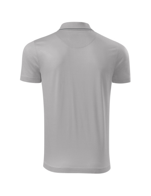 Koszulka polo męska grand 259 silver gray Adler Malfinipremium