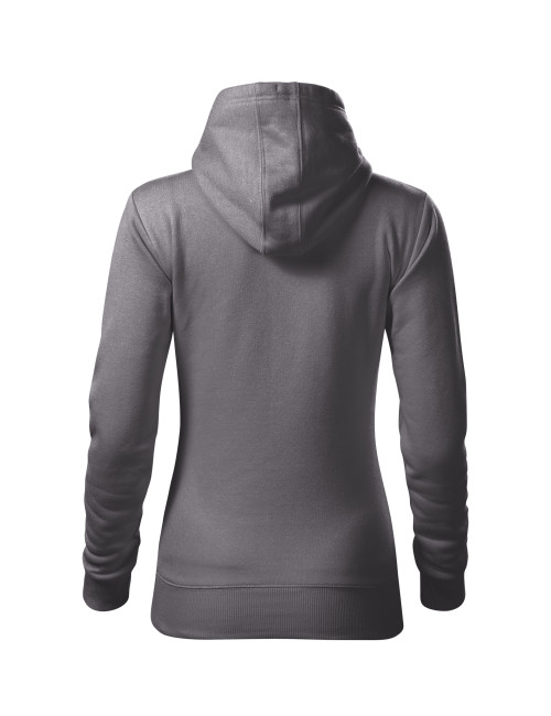 Women`s cape sweatshirt 414 steel Adler Malfini