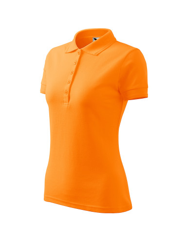Damen Poloshirt Piqué Polo 210 Mandarine Adler Malfini