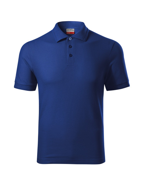 Koszulka polo męska Adler Reserve R22 chabrowa - P&M