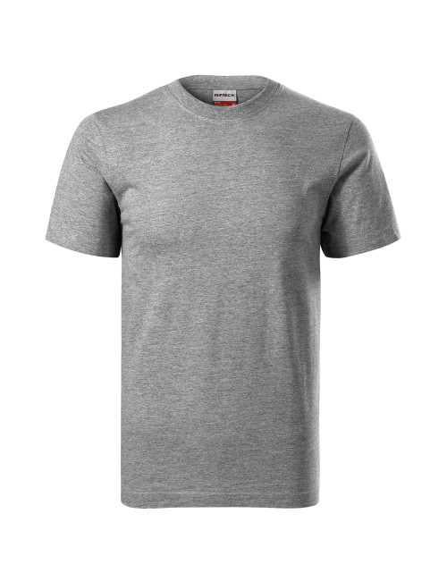Unisex-T-Shirt Base R06 Dunkelgrau Melange Adler Rimeck