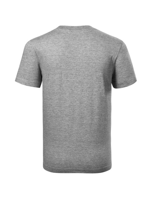 Unisex-T-Shirt Base R06 Dunkelgrau Melange Adler Rimeck