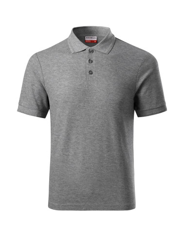 Men`s polo shirt reserve r22 dark gray melange Adler Rimeck