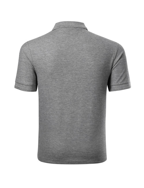 Men`s polo shirt reserve r22 dark gray melange Adler Rimeck