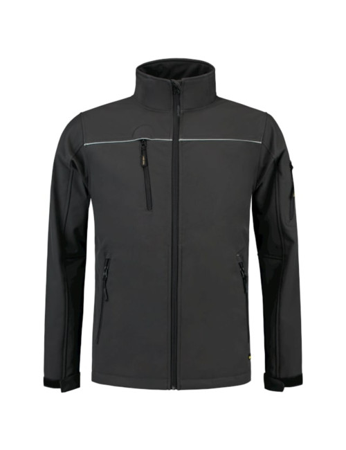 Softshelljacke Unisex Luxus Softshell T53 dunkelgrau Adler Tricorp
