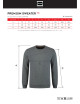 Herren Premium Sweater T41 stone melange Adler Tricorp
