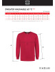 Bluza unisex Adler Tricorp Sweater Washable 60 °C czerwony - P&M
