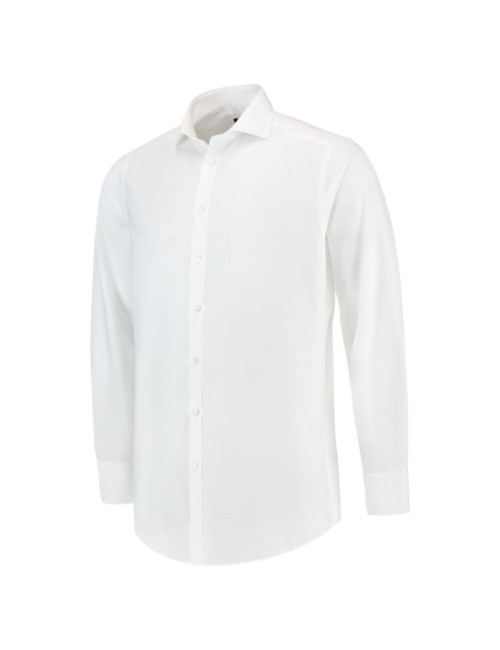 Herrenhemd Adler Tricorp Fitted Stretch Shirt Weiß