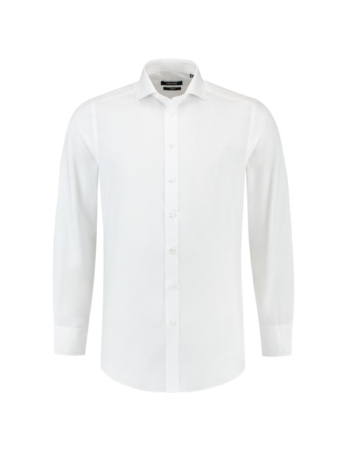 Herrenhemd Adler Tricorp Fitted Stretch Shirt Weiß