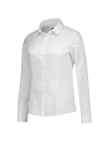Adler Tricorp Women's Fitted Stretch Blouse White