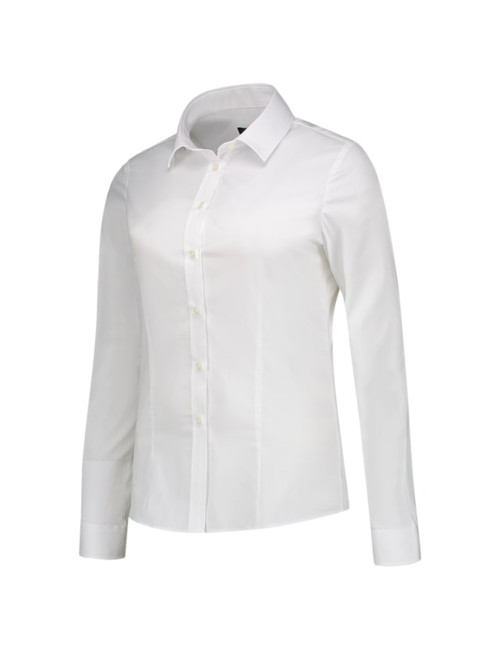 Koszula damska Adler Tricorp Fitted Stretch Blouse biały - P&M