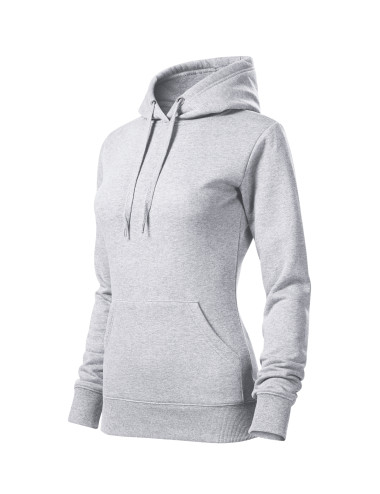 Damen-Sweatshirt-Umhang 414 hellgrau meliert Adler Malfini®