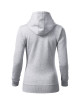 Damen-Sweatshirt-Umhang 414 hellgrau meliert Adler Malfini®