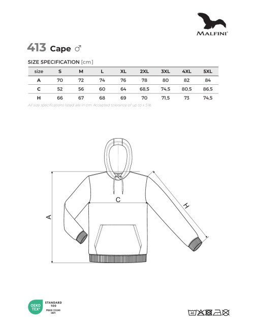 Cape 413 men`s sweatshirt dark khaki Adler Malfini®