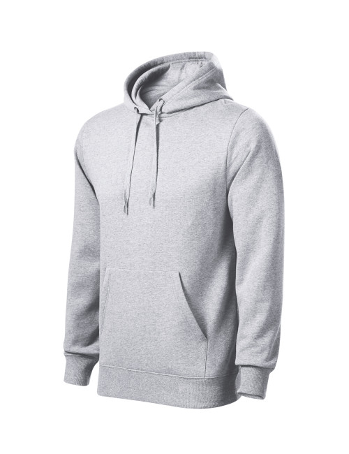 Men`s hoodie cape 413 light gray melange Adler Malfini®
