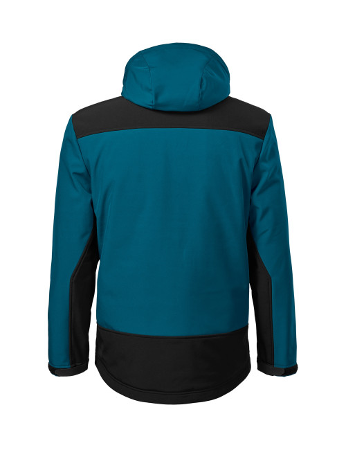 Zimowa kurtka softshellowa męska vertex w55 petrol blue Malfini Rimeck®