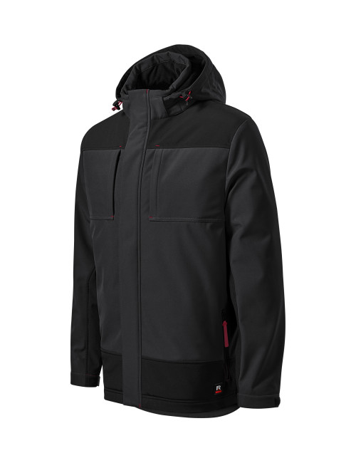 Winter-Softshelljacke für Herren Vertex W55 Ebenholzgrau Malfini Rimeck®