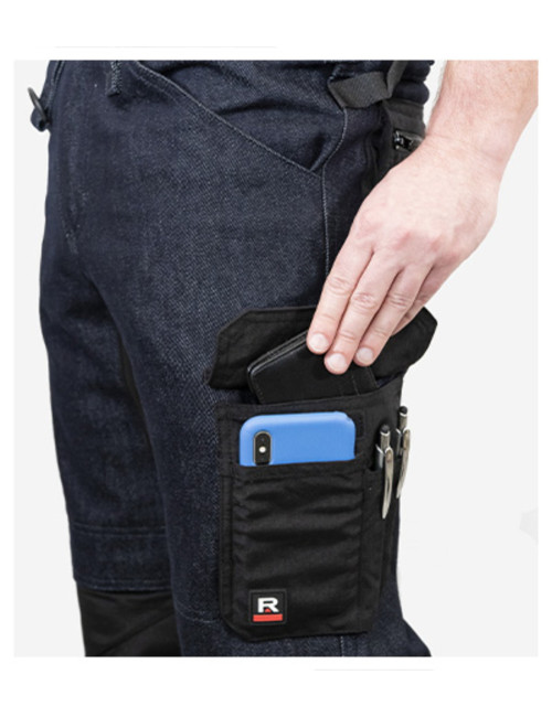 Jeansy robocze męskie vertex w08 ciemny denim Malfini Rimeck®