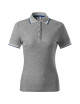 Koszulka polo damska focus 233 ciemnoszary melanż Adler Malfini®