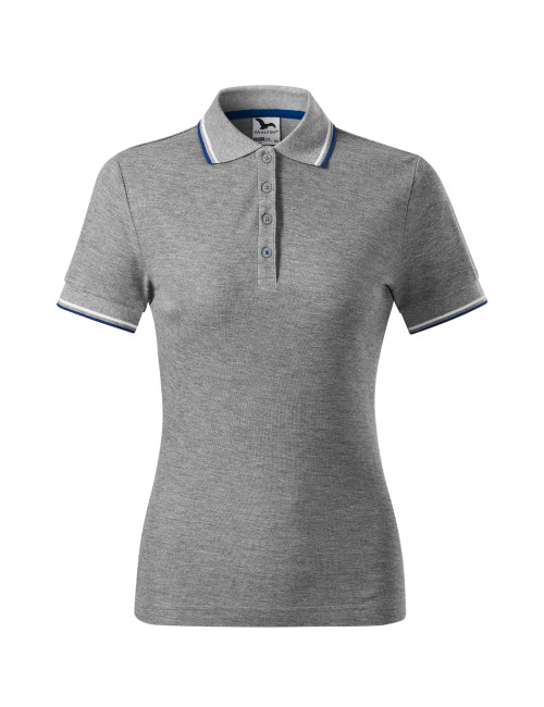 Koszulka polo damska focus 233 ciemnoszary melanż Adler Malfini®