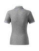 Koszulka polo damska focus 233 ciemnoszary melanż Adler Malfini®