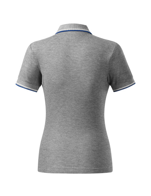Women`s polo shirt focus 233 dark gray melange Adler Malfini®
