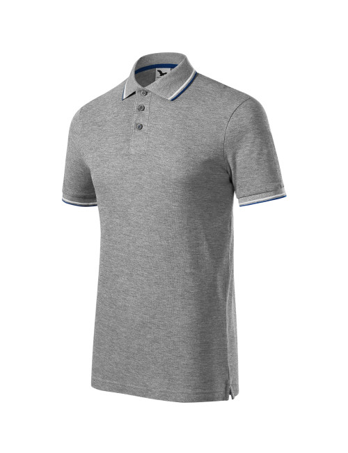 Koszulka polo męska focus 232 ciemnoszary melanż Adler Malfini®