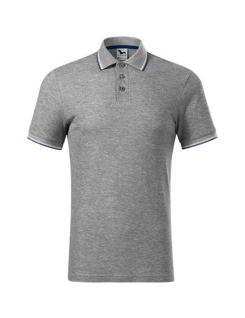 Koszulka polo męska focus 232 ciemnoszary melanż Adler Malfini®