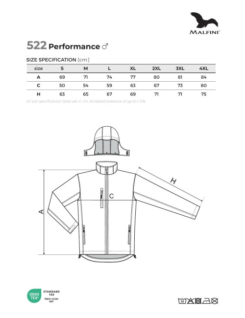 Softshell kurtka męska Adler Malfini Performance 522 czarny - P&M