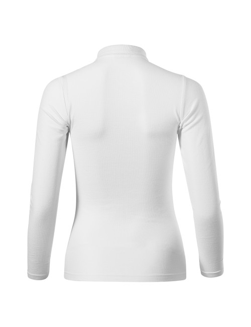 Damen Poloshirt Piqué Polo LS 231 Weiß Adler Malfini®