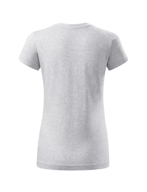 Basic Free F34 T-Shirt für Damen, hellgrau meliert, Malfini