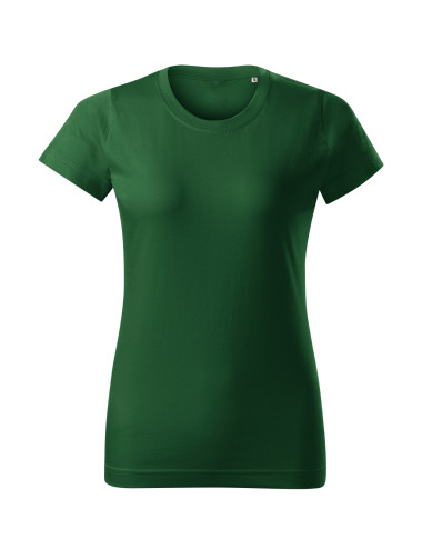 Women`s basic free f34 T-shirt, bottle green, Malfini