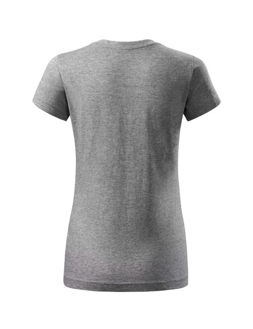 Basic Free F34 T-Shirt für Damen, dunkelgrau meliert, Malfini