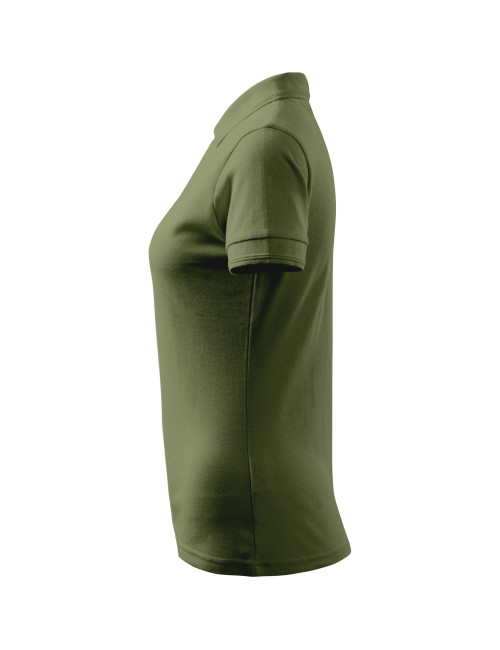 Women`s pique polo 210 khaki Adler Malfini® polo shirt