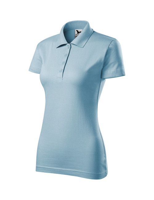Koszulka polo damska single j. 223 błękitny Adler Malfini®