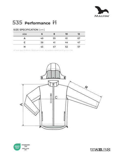 Softshell kurtka dziecięca Adler Performance czarna - P&M