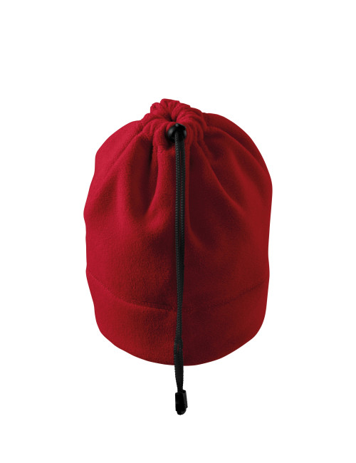 Schal, Fleecemütze, 2in1, Halswärmer, praktisch 519 rot, Malfini-Logo-Stickerei