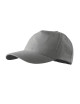 MALFINI Unisex-Cap, Fünf-Panel-Schnitt, 307, graue Stickerei, Aufdruck