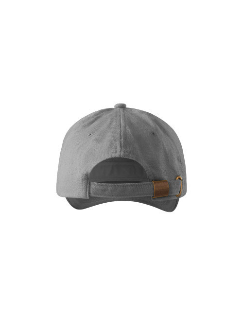 MALFINI Unisex cap, five-panel cut, 307, gray gray embroidery, print