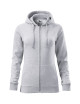 Bluza damska trendy zipper 411 jasnoszary melanż Adler Malfini®