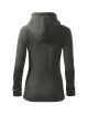 Trendiges Damen-Sweatshirt mit Reißverschluss 411 dunkelkhaki Adler Malfini®