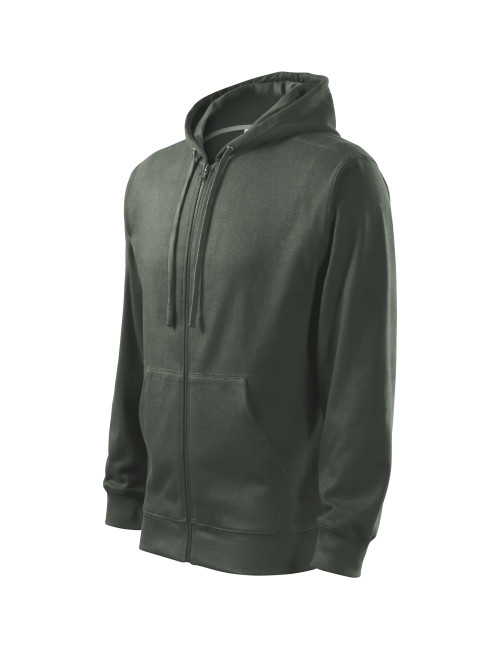 Trendiges Herren-Sweatshirt mit Reißverschluss 410 dunkelkhaki Adler Malfini®